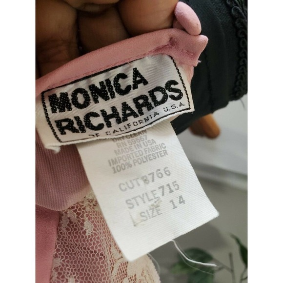 Vintage Monica Richards Knee Length Dress - Picture 10 of 12